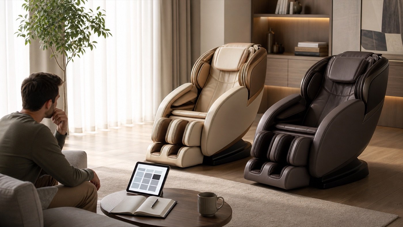 Compare massage chairs with Sara Warner