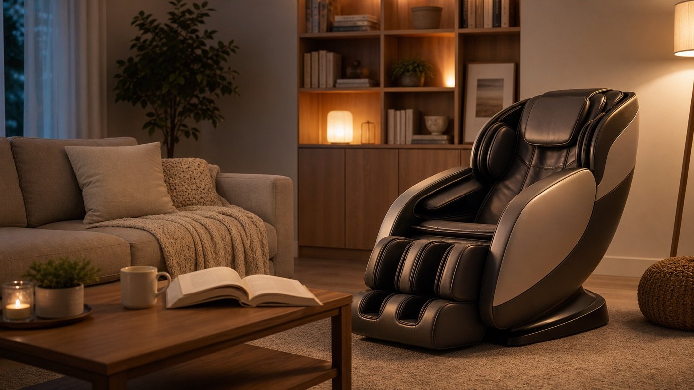 Home relaxation massage chair image by Sara Warner